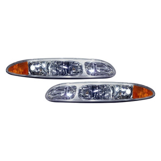 Pacific Best® - Driver and Passenger Side Replacement Headlight Set (Standard Line)