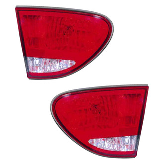 Pacific Best® - Driver and Passenger Side Inner Replacement Tail Lights (Standard Line)