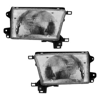 Pacific Best® - Driver and Passenger Side Replacement Headlight Set (Standard Line)