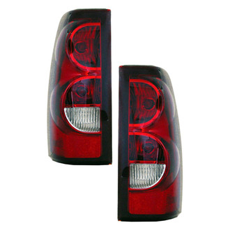 Pacific Best® - Driver and Passenger Side Replacement Tail Light Lens and Housings (CAPA Certified)