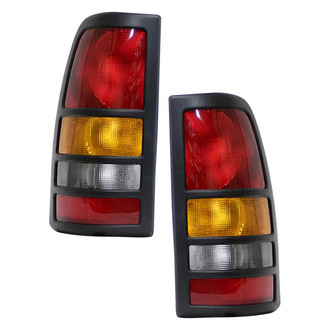 Pacific Best® - Driver and Passenger Side Replacement Tail Lights (Standard Line)