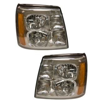 Pacific Best® - Driver and Passenger Side Replacement Headlight Set (Standard Line)