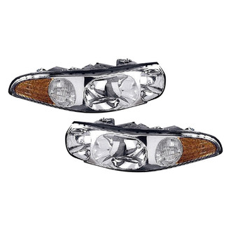 Pacific Best® - Driver and Passenger Side Replacement Headlight Set (Standard Line)