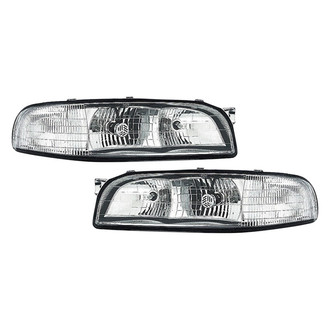 Pacific Best® - Driver and Passenger Side Replacement Headlight Set (Standard Line)
