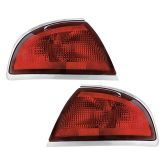 Pacific Best® - Driver and Passenger Side Replacement Tail Lights (Standard Line)