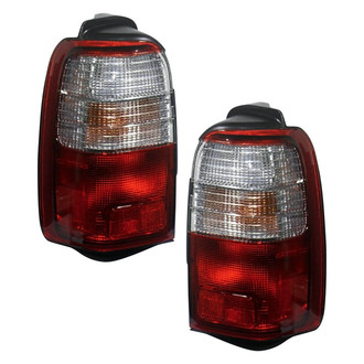 Pacific Best® - Driver and Passenger Side Replacement Tail Light Lens and Housings (Standard Line)
