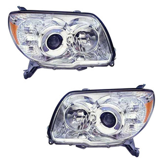 Pacific Best® - Driver and Passenger Side Replacement Headlight Set (Standard Line)