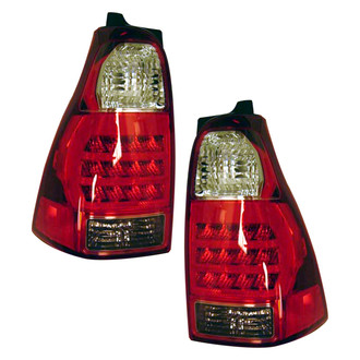 Pacific Best® - Driver and Passenger Side Replacement Tail Light Lens and Housings (Standard Line)