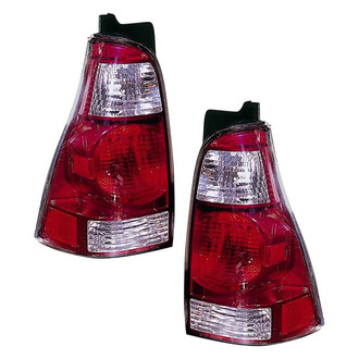 Pacific Best® - Driver and Passenger Side Replacement Tail Light Lens and Housings (CAPA Certified)