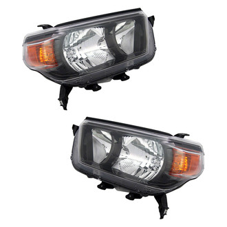 Pacific Best® - Driver and Passenger Side Replacement Headlight Set (NSF Certified)