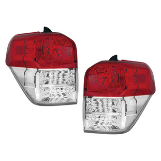 Pacific Best® - Driver and Passenger Side Replacement Tail Light Lens and Housings (CAPA Certified)