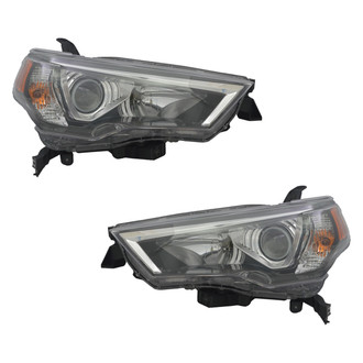 Pacific Best® - Driver and Passenger Side Replacement Headlight Set (CAPA Certified)