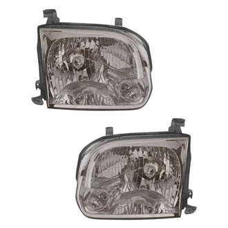 Pacific Best® - Driver and Passenger Side Replacement Headlight Set (CAPA Certified)
