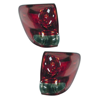 Pacific Best® - Driver and Passenger Side Outer Replacement Tail Lights (Standard Line)