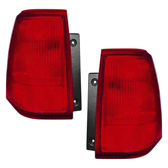 Pacific Best® - Driver and Passenger Side Outer Replacement Tail Lights (Standard Line)