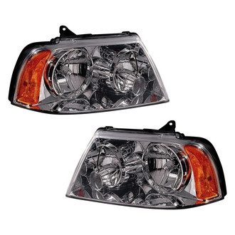 Pacific Best® - Driver and Passenger Side Replacement Headlight Set (Standard Line)