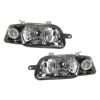 Pacific Best® - Driver and Passenger Side Replacement Headlight Set Lens and Housing (CAPA Certified)