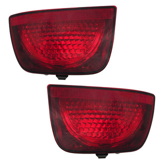 Pacific Best® - Driver and Passenger Side Outer Replacement Tail Lights (Standard Line)