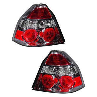 Pacific Best® - Driver and Passenger Side Replacement Tail Lights (Standard Line)