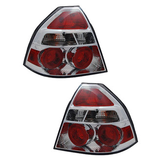 Pacific Best® - Driver and Passenger Side Replacement Tail Lights (Standard Line)