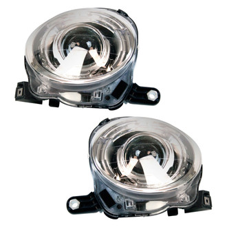Pacific Best® - Driver and Passenger Side Replacement Headlight Set (Standard Line)