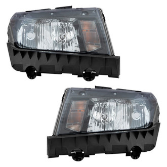 Pacific Best® - Driver and Passenger Side Replacement Headlight Set (CAPA Certified)