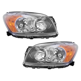 Pacific Best® - Driver and Passenger Side Replacement Headlight Set (CAPA Certified)