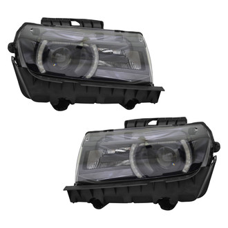 Pacific Best® - Driver and Passenger Side Replacement Headlight Set (NSF Certified)