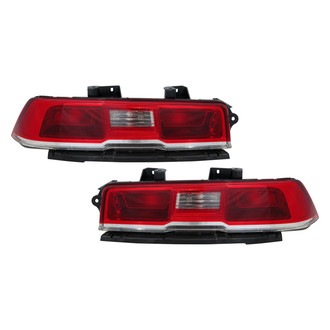 Pacific Best® - Driver and Passenger Side Replacement Tail Lights (Standard Line)