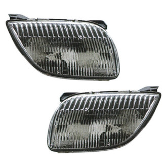 Pacific Best® - Driver and Passenger Side Replacement Headlight Set (Standard Line)