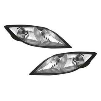 Pacific Best® - Driver and Passenger Side Replacement Headlight Set (CAPA Certified)