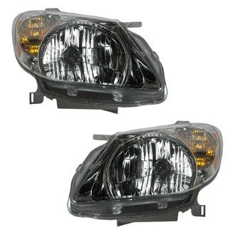 Pacific Best® - Driver and Passenger Side Replacement Headlight Set (Standard Line)