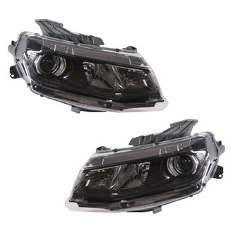 Pacific Best® - Driver and Passenger Side Replacement Headlight Set (Standard Line)