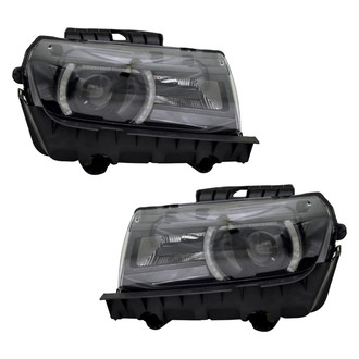 Pacific Best® - Driver and Passenger Side Replacement Headlight Set (CAPA Certified)