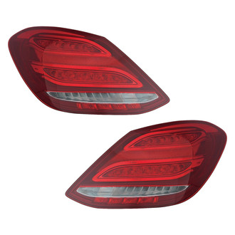Pacific Best® - Driver and Passenger Side Replacement Tail Lights (CAPA Certified)