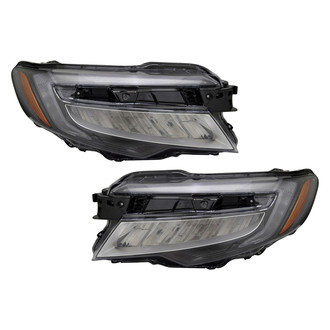 Pacific Best® - Driver and Passenger Side Replacement Headlight Set (CAPA Certified)