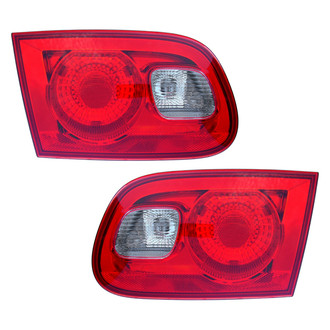 Pacific Best® - Driver and Passenger Side Inner Replacement Tail Lights (Standard Line)