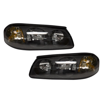 Pacific Best® - Driver and Passenger Side Replacement Headlight Set (Standard Line)