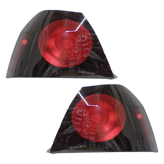 Pacific Best® - Driver and Passenger Side Outer Replacement Tail Lights (CAPA Certified)