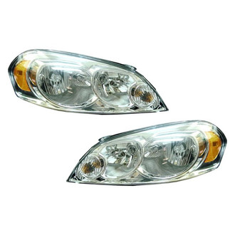 Pacific Best® - Driver and Passenger Side Replacement Headlight Set (Standard Line)