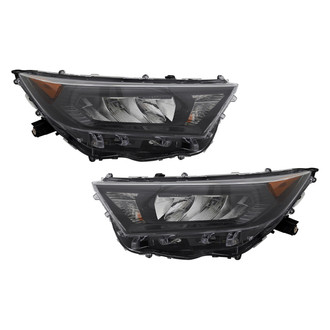 Pacific Best® - Driver and Passenger Side Replacement Headlight Set (Standard Line)