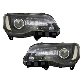Pacific Best® - Driver and Passenger Side Replacement Headlight Set (Standard Line)
