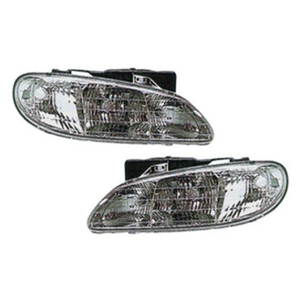 Pacific Best® - Driver and Passenger Side Replacement Headlight Set (Standard Line)