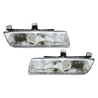 Pacific Best® - Driver and Passenger Side Replacement Headlight Set (Standard Line)