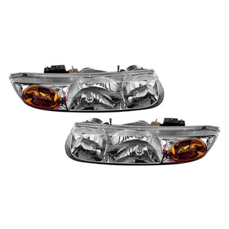 Pacific Best® - Driver and Passenger Side Replacement Headlight Set (Standard Line)
