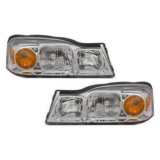 Pacific Best® - Driver and Passenger Side Replacement Headlight Set (Standard Line)
