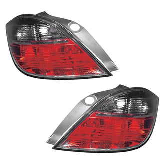 Pacific Best® - Driver and Passenger Side Replacement Tail Light Lens and Housings (Standard Line)