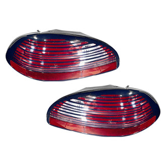Pacific Best® - Driver and Passenger Side Replacement Tail Lights (Standard Line)