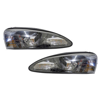 Pacific Best® - Driver and Passenger Side Replacement Headlight Set (Standard Line)