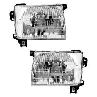 Pacific Best® - Driver and Passenger Side Replacement Headlight Set (Standard Line)